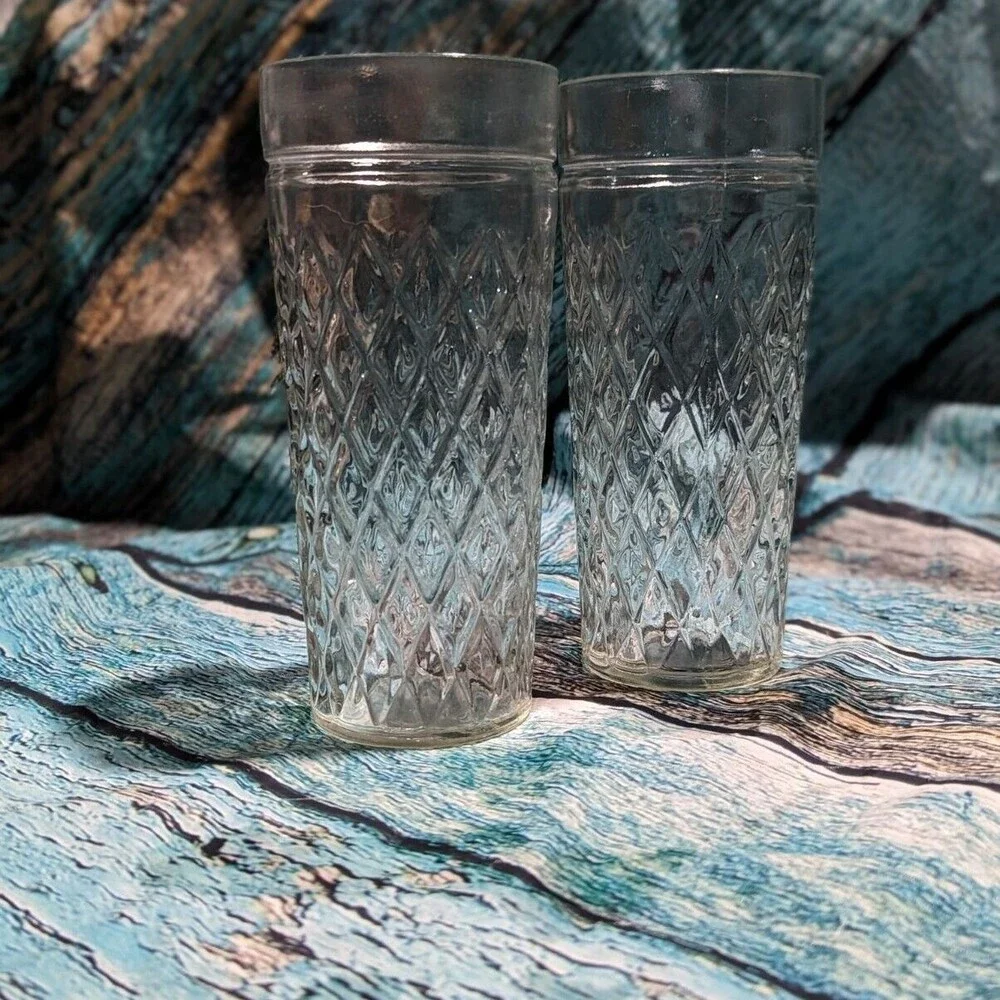 MCM Vintage Quilted Peanut‎ Butter / Jelly Jar Stamped 28 & 5 Mold